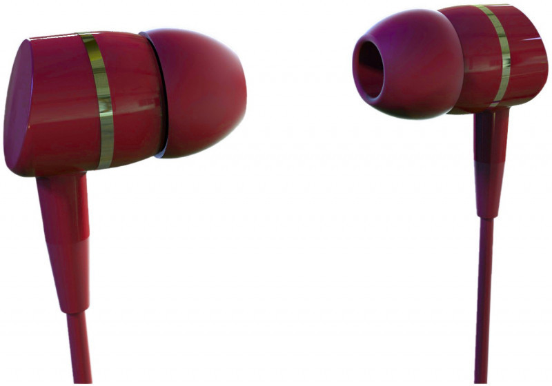 Vivanco earphones Solidsound, red | VVEARSOLIDSOUNDR