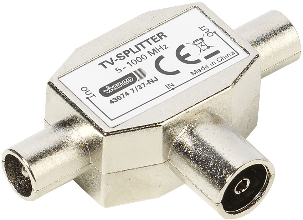 Vivanco antenna cable splitter TV |