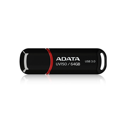 Pendrive ADATA UV150, 64 GB  (AUV150-64G-RBK)