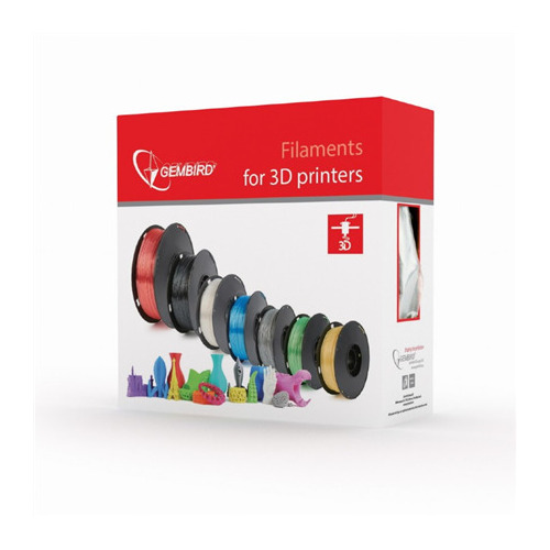 Gembird Printer filament 3D PLA/1.75mm/carbon