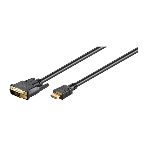 Goobay | DVI-D/HDMI cable, gold-plated |