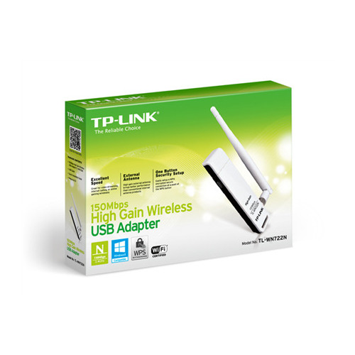 TP-Link bezvadu adapteris 150Mb/sek. USB TL-WN722N