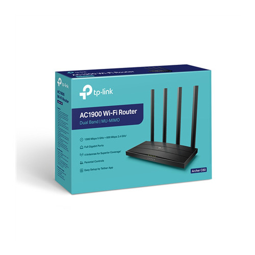 TP-LINK | AC1900 Wireless MU-MIMO Wi-Fi