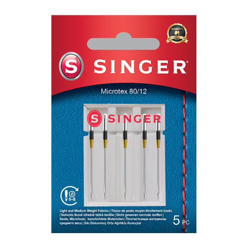 Singer | Microtex Needle 80/12 5PK
