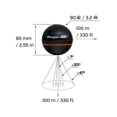 Deeper Echosonda wędkarska Smart Sonar PRO+