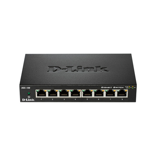D-Link DGS-108 switch L2 8x1GB Desktop
