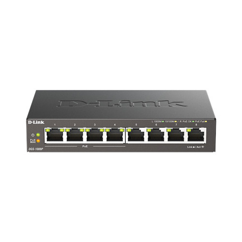 D-Link D-link switch 8-port 10/100/1000Gigabit Meta