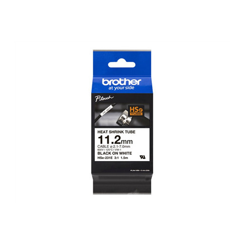 Brother Brother Etykieta 11.2MM BLACK