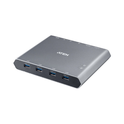 Aten Przełšcznik 2-Port 4K DP USB-C