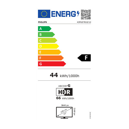 Telewizor Philips 43PUS7810/12 QLED 43`` 4K