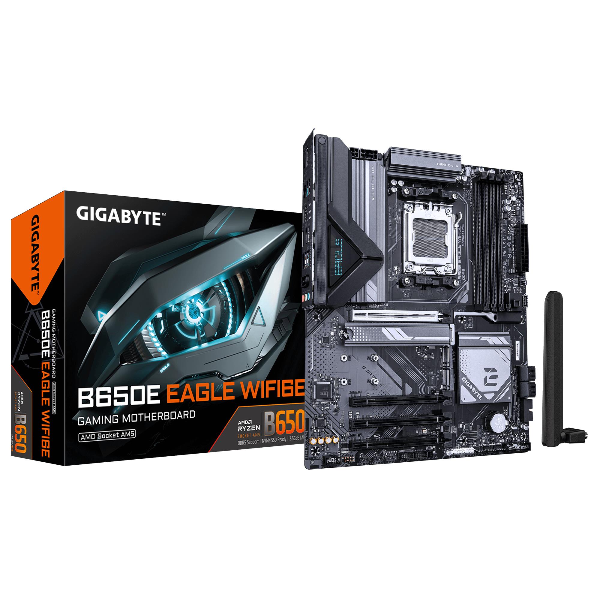 Mainboard|GIGABYTE|AMD B650|Socket AM5|ATX|RAM DDR5-SDRAM|4xSlots|Wi-Fi Yes|Bluetooth Yes|3xNumber