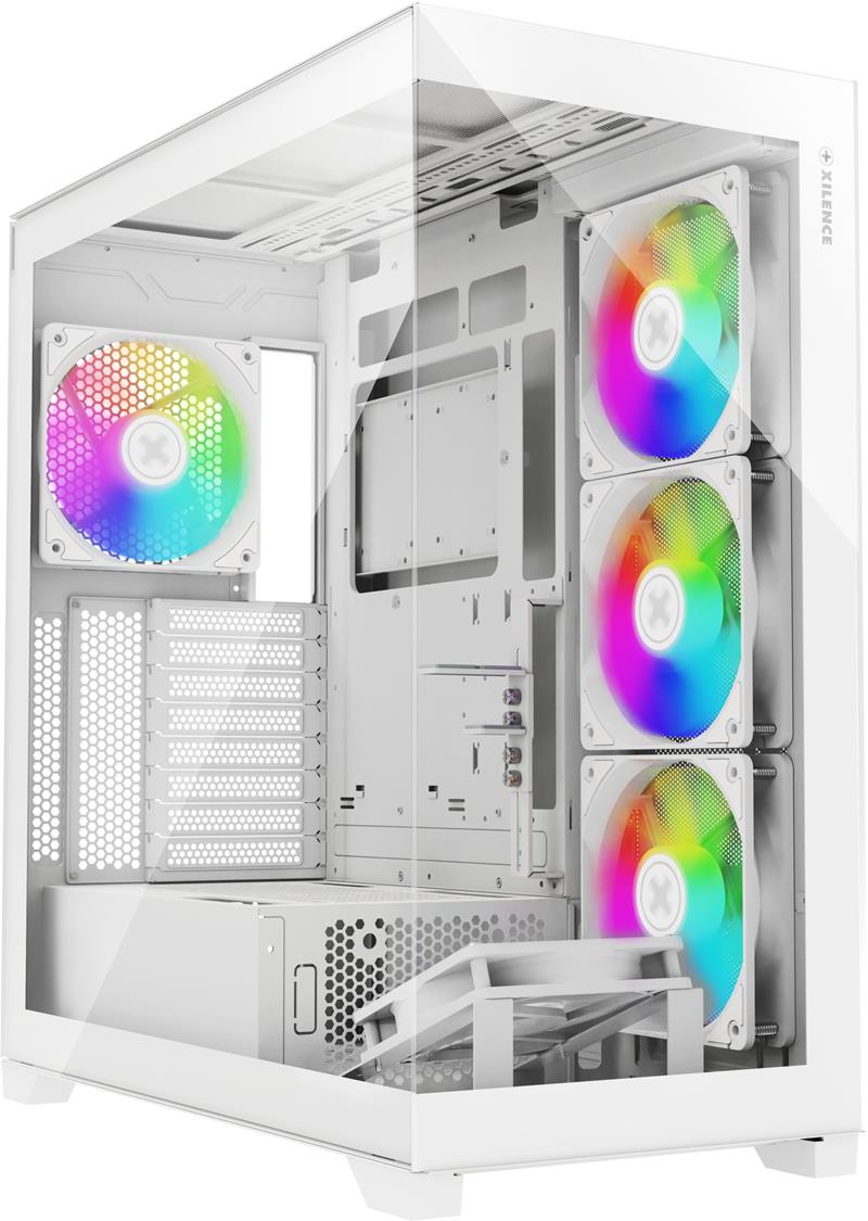 Case|XILENCE|ATX/micro ATX/Mini-ITX|White|Midi Tower|PC|X818.W.ARGB |