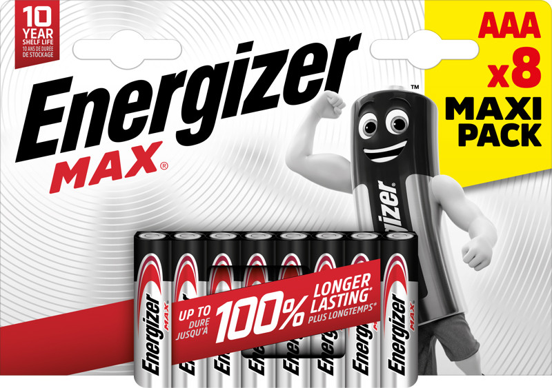 Energizer battery Max Alkaline AAA/LR03 CHP8