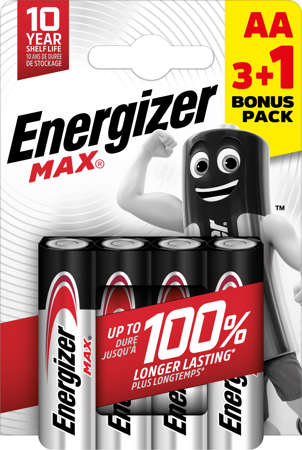 Energizer battery Max Alkaline AA/LR6 CHP4