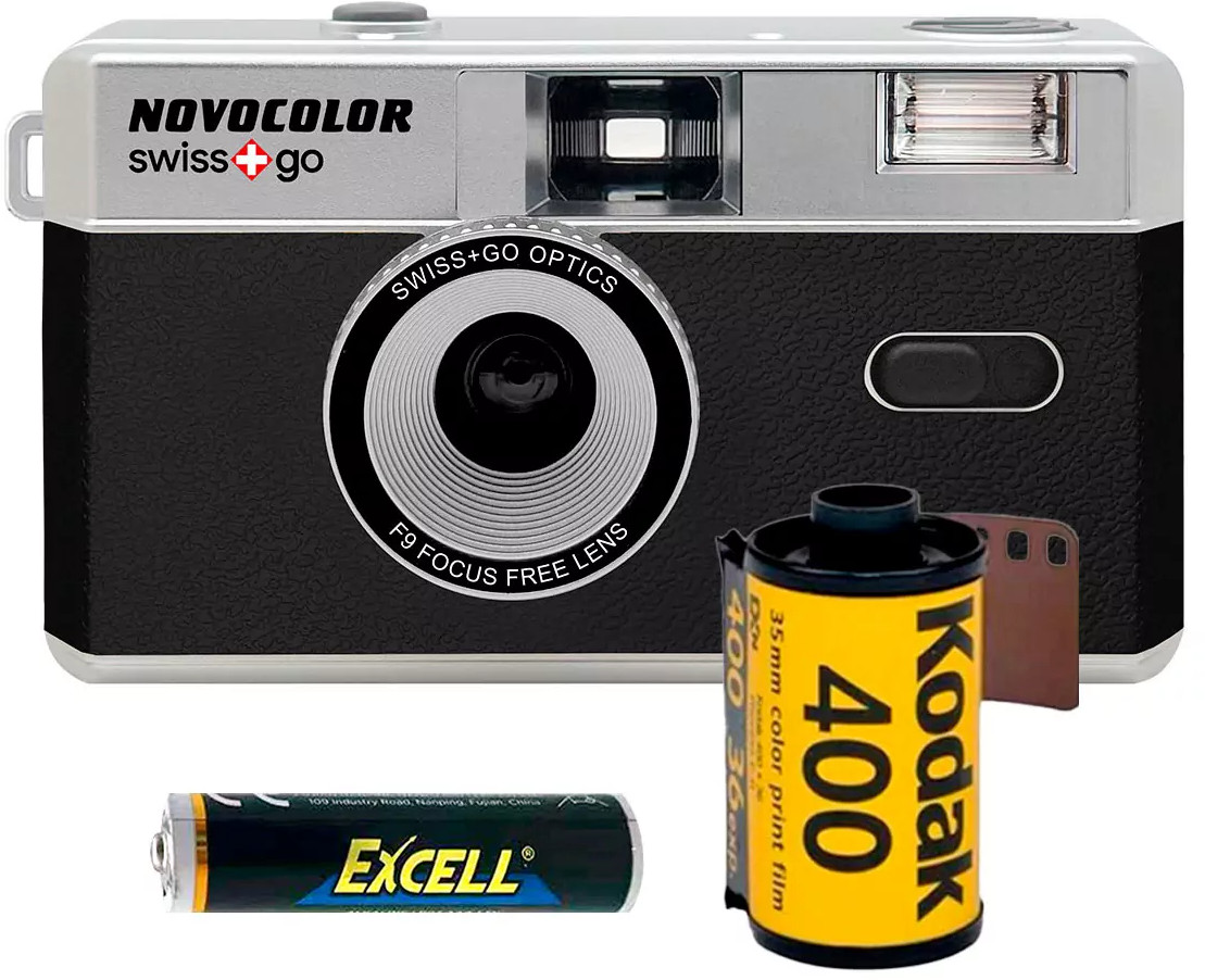 Novocolor Swiss+Go 35mm, black | SWI401608