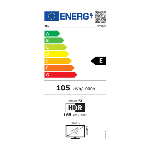 Telewizor TCL 75V6C LED 75`` 4K