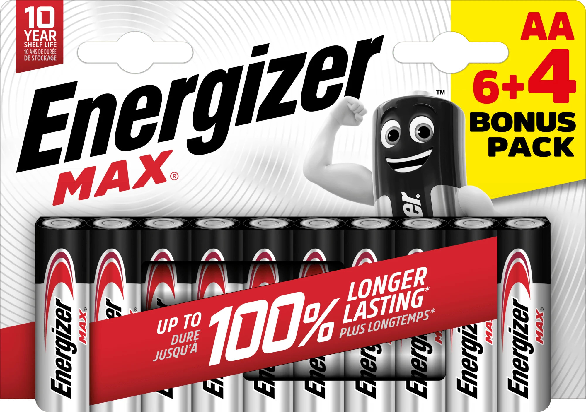 Energizer Energizer LR6/10 Max AA 6+4