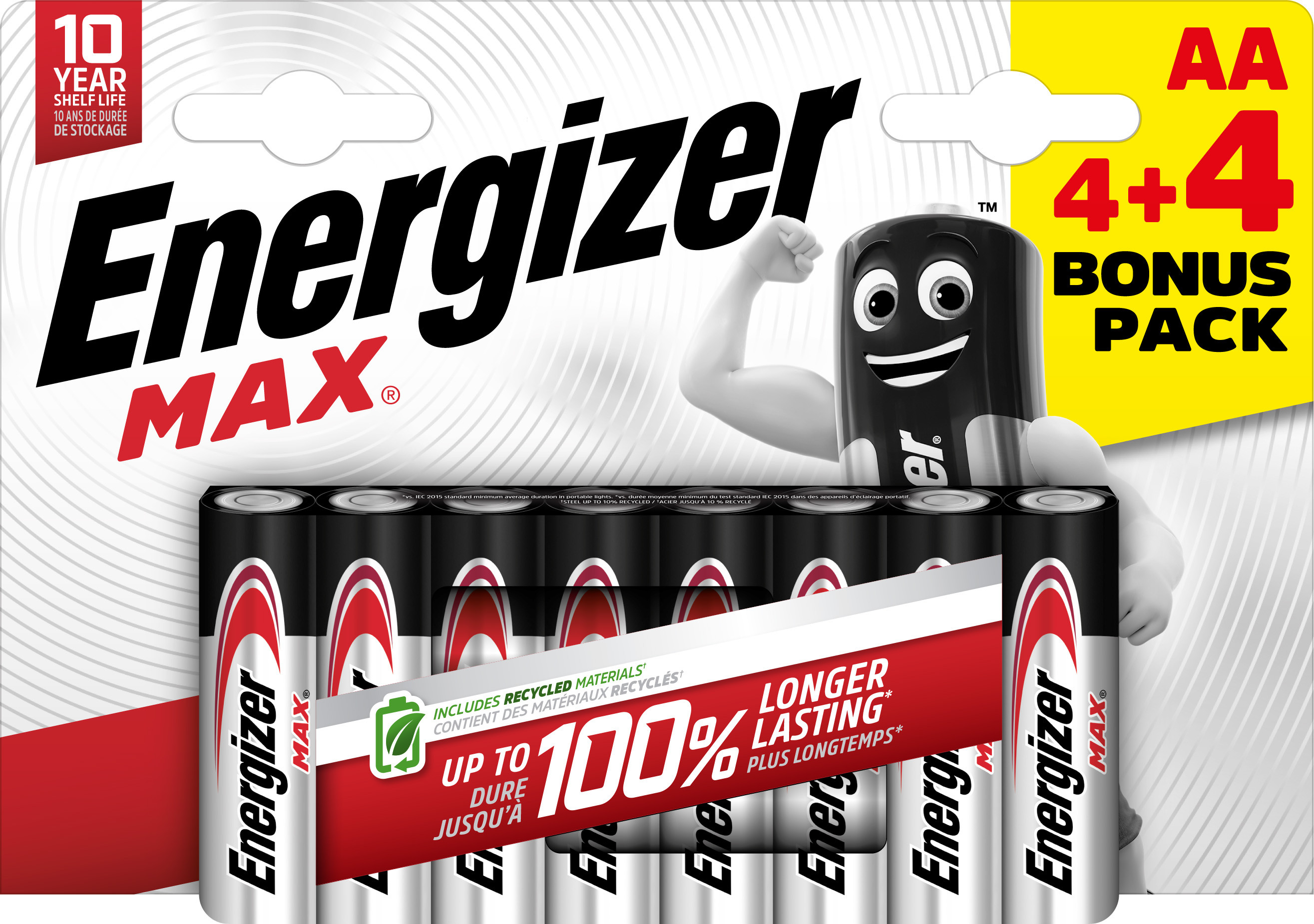 Energizer battery Max Alkaline AA/LR6 CHP8