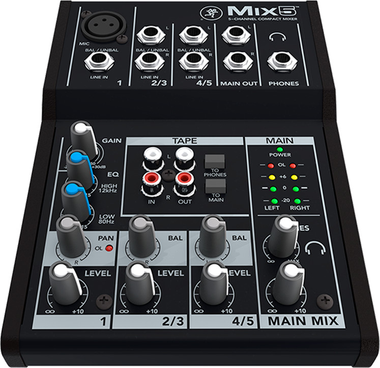 Mackie mixer Mix5 | Mix5 |