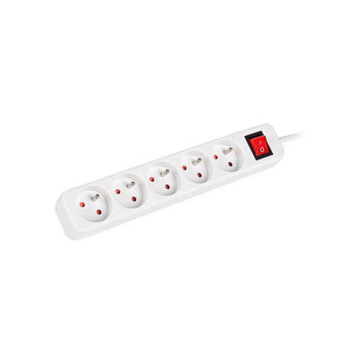 Lanberg Cable Power Strip, 5X French