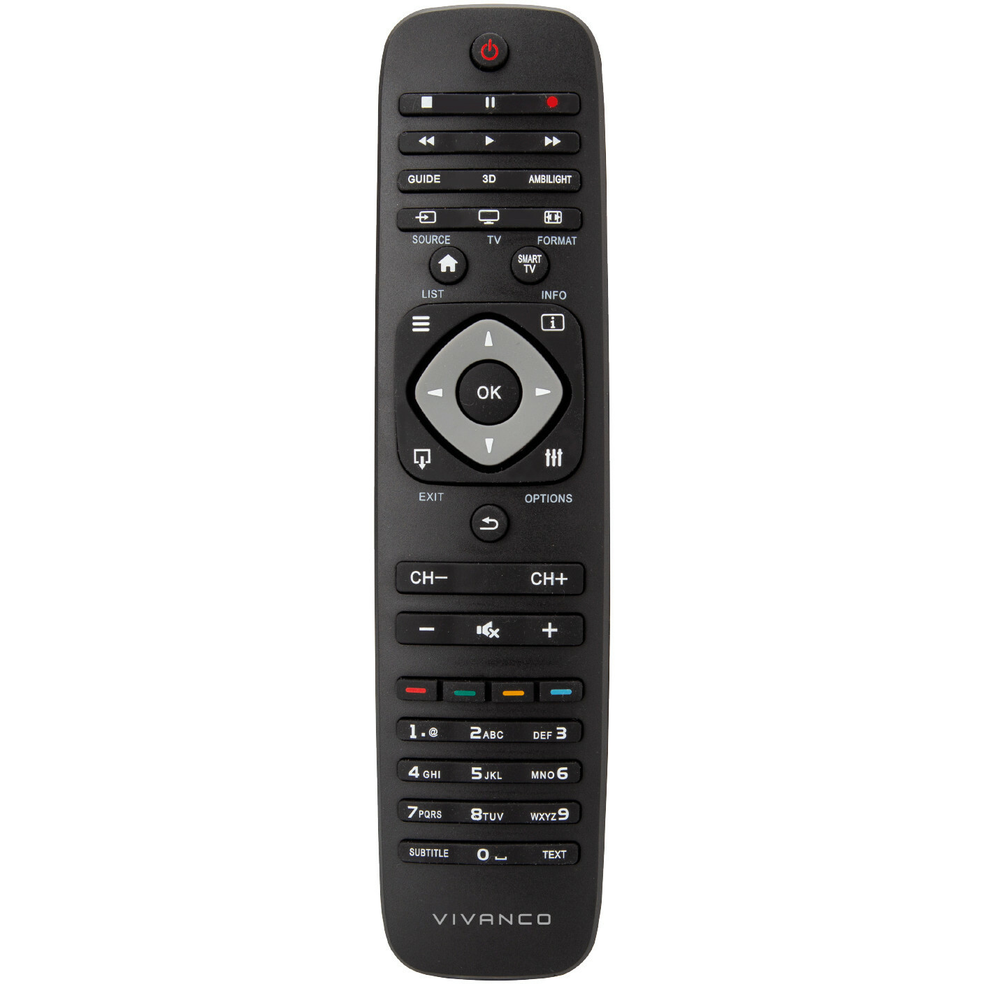 Vivanco universal remote control Philips |