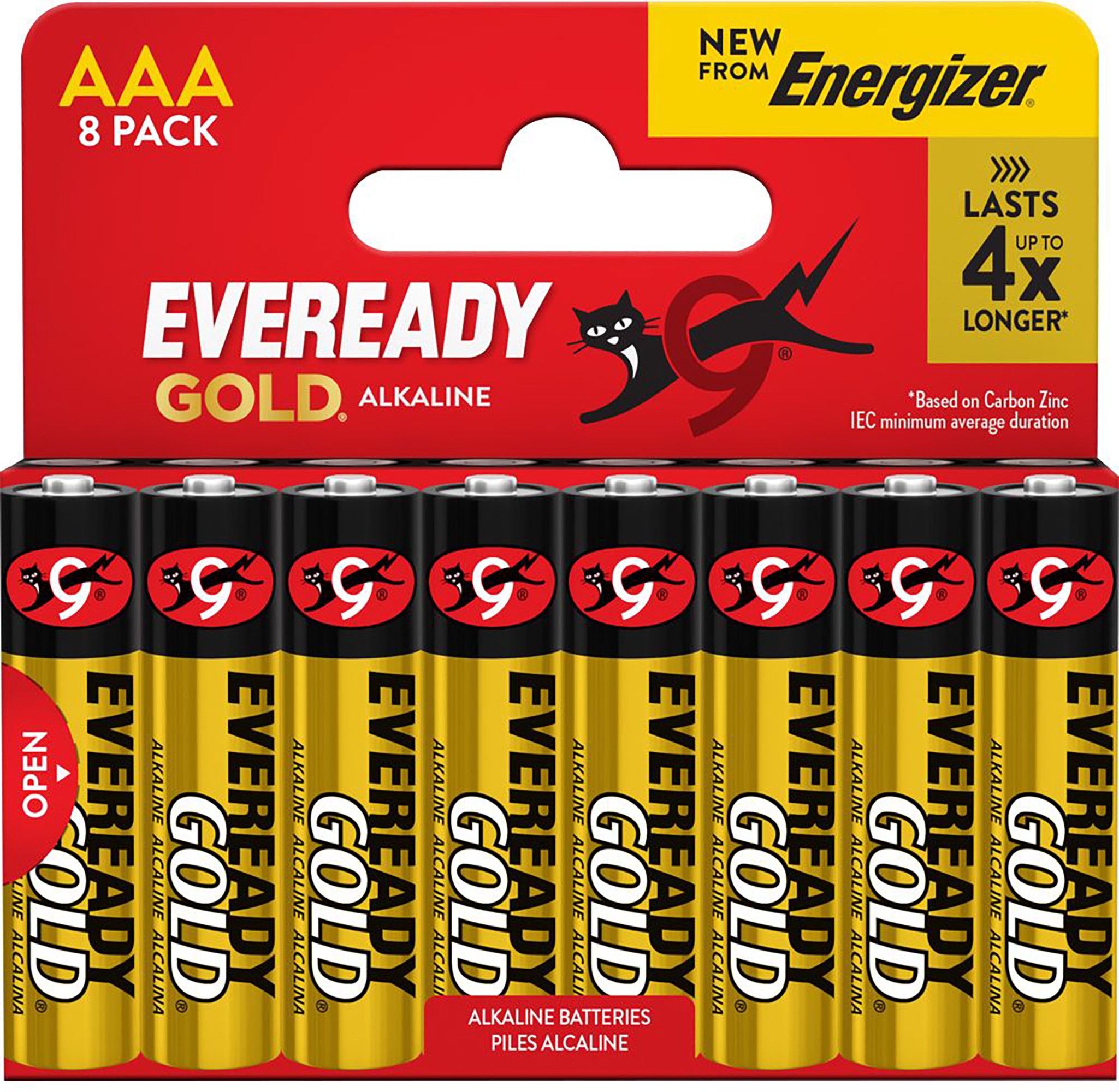 Energizer battery Eveready Gold AAA/LR03 DHP8