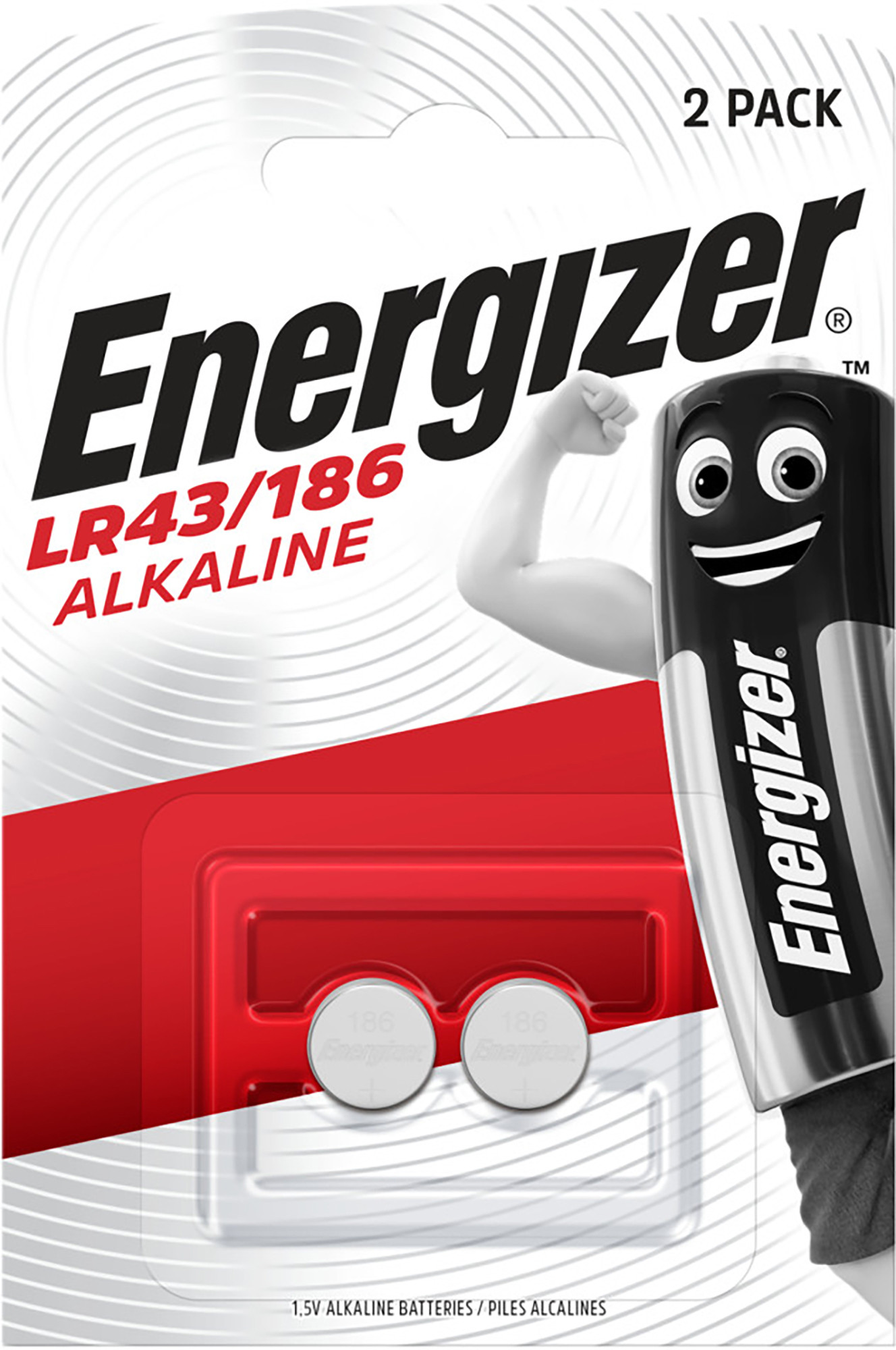 Energizer battery Alkaline LR43/186 BP2 |