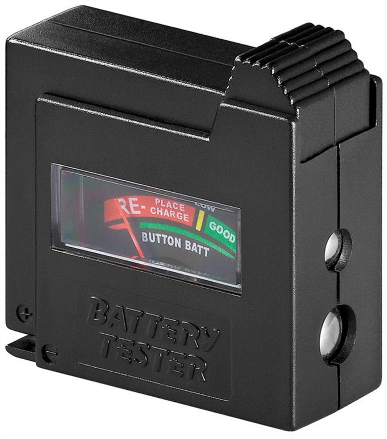 Goobay battery tester, black | 54020
