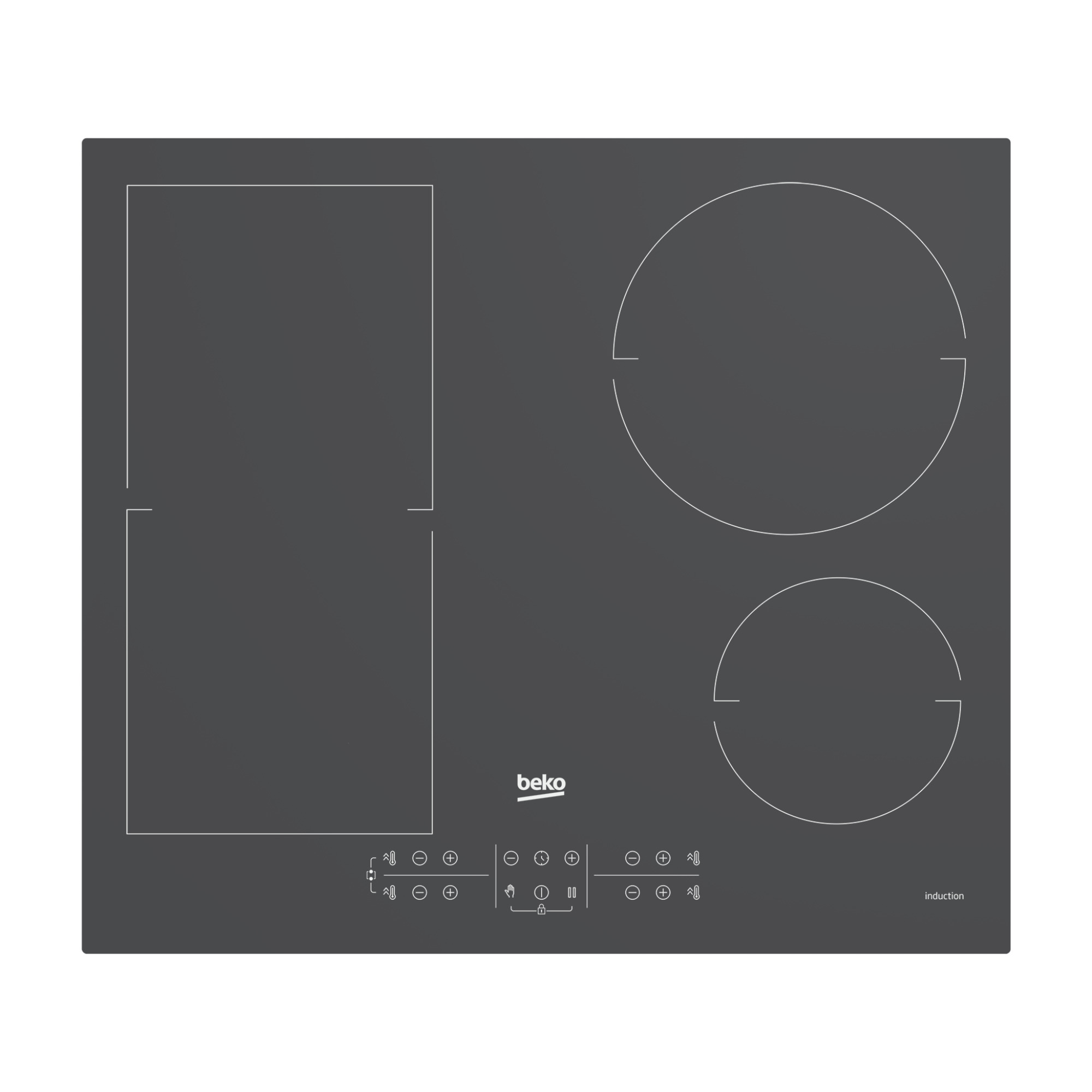 Beko HII64200FMTZG Induction hob with 4