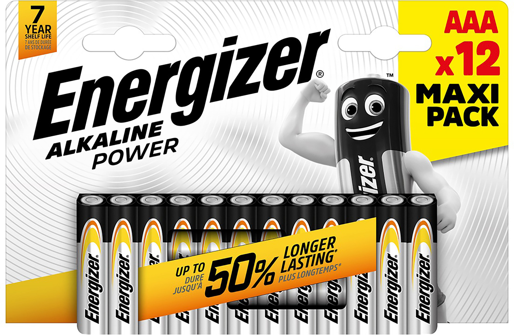 Energizer battery Alkaline Power AAA/LR03 CHP12