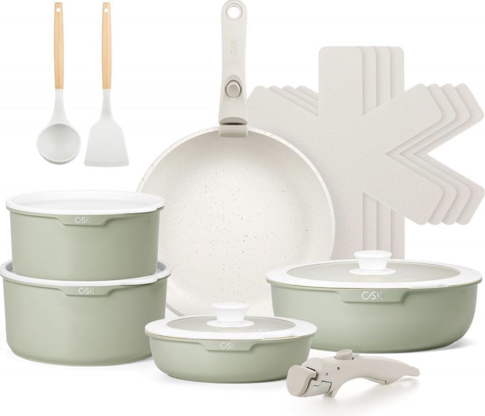 CS Kochsysteme 17-piece Space-Saving Cookware Set
