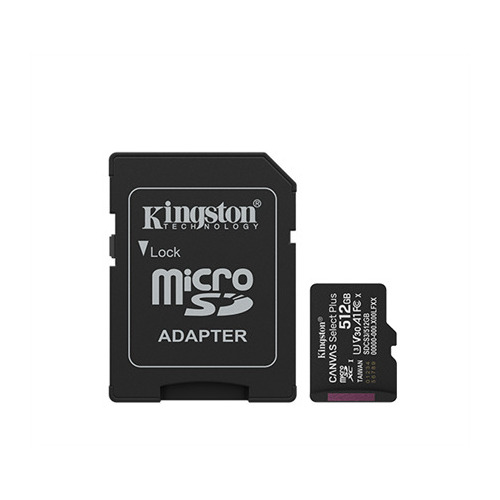 Kingston microSD memory card 512GB Canvas