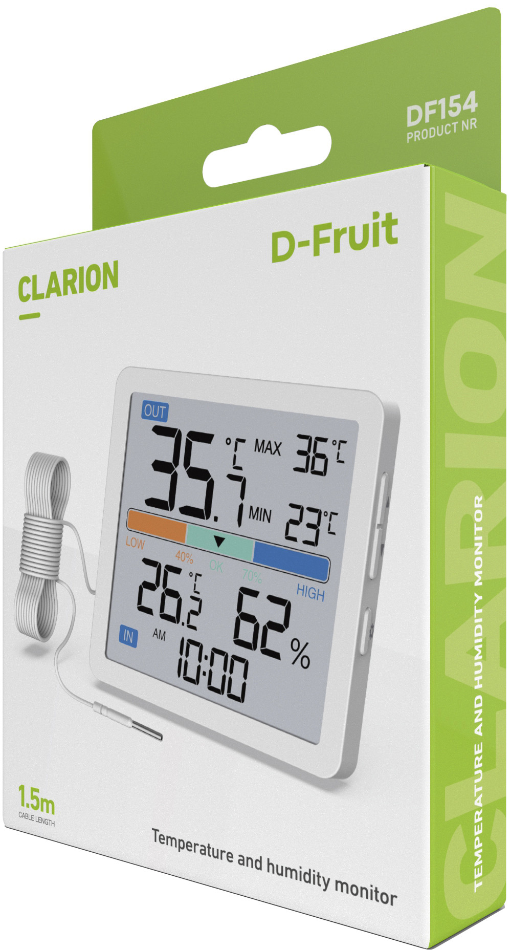 D-Fruit temperature and humidity monitor wired