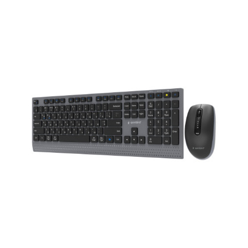 Gembird KBS-WPS-02-CYRL Dual-mode slim wireless desktop