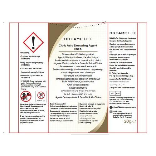 Vacuum Cleaner Accessory|DREAME|Model HNFA|For N20|HNFA |