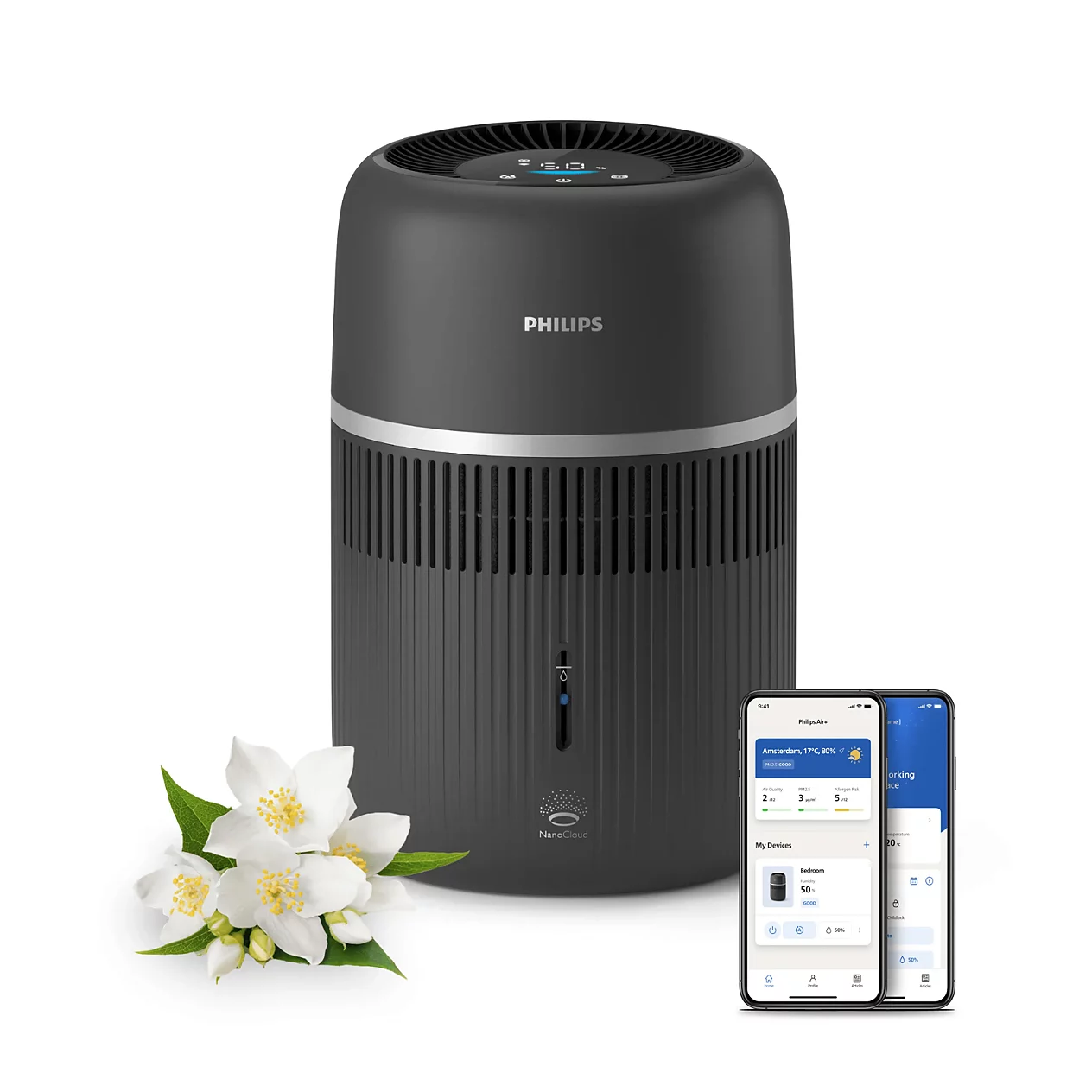 PHILIPS 4000 sērijas gaisa mitrinātājs, ogles