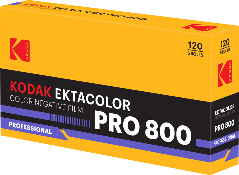 Kodak Eastman film Ektacolor Pro 800-120x5