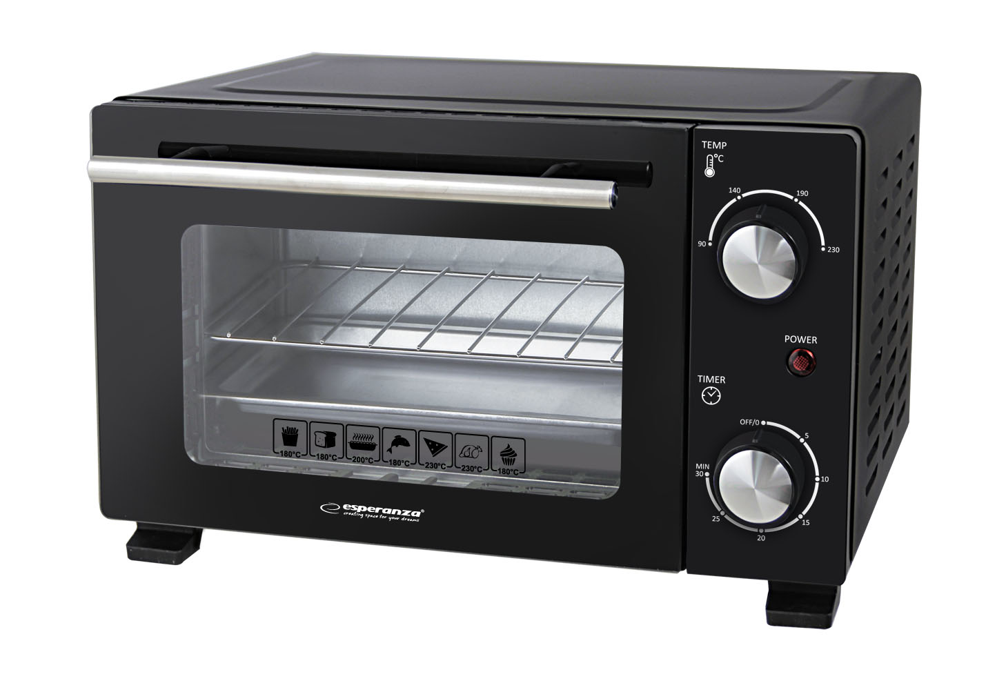 Esperanza EKO007N Mini Oven 10 l