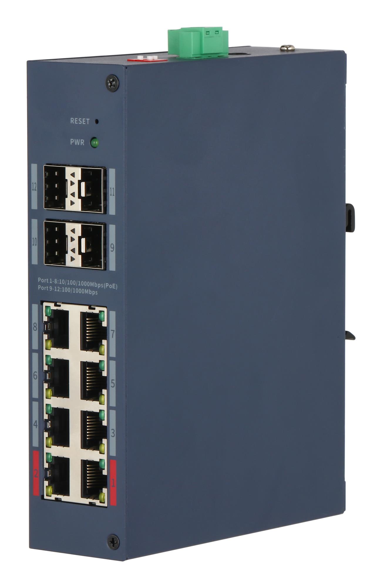 Switch|DAHUA|CHS4412-8GT-125|Switch type Managed|Switch layer L2|Form factor
