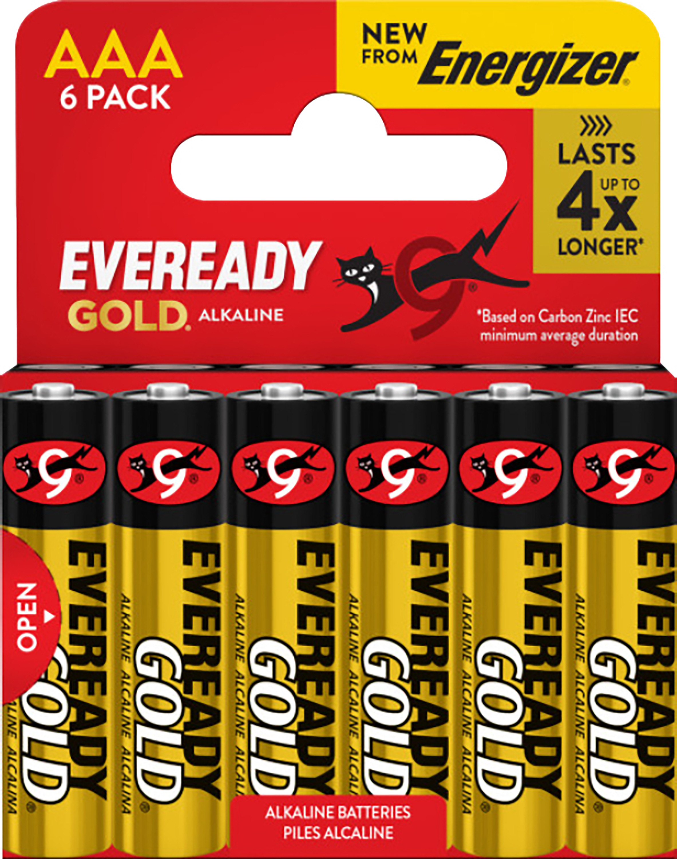 Energizer battery Eveready Gold AAA/LR03 DHP6