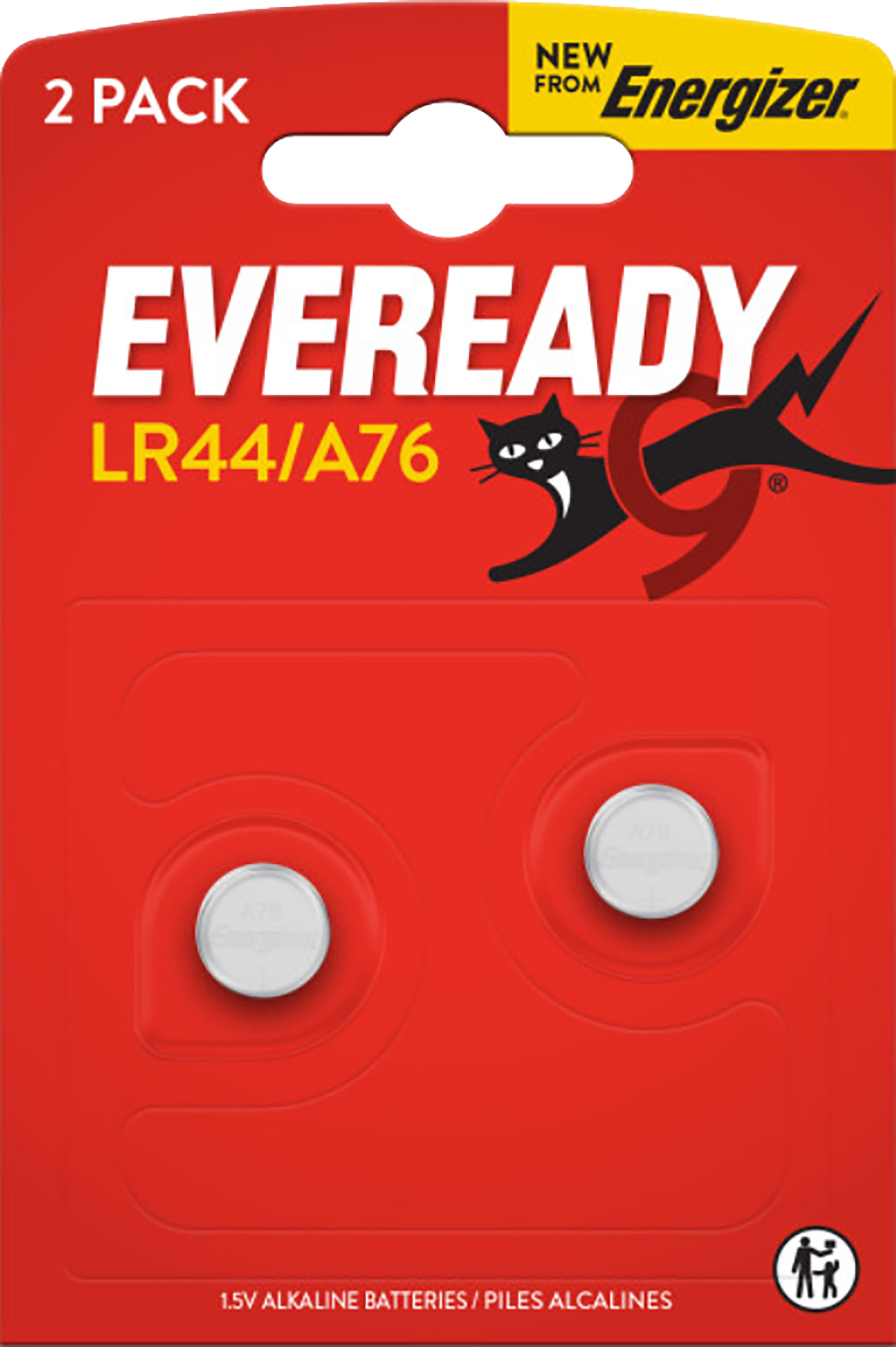 Energizer battery Everyday A76/LR44 BP2 |