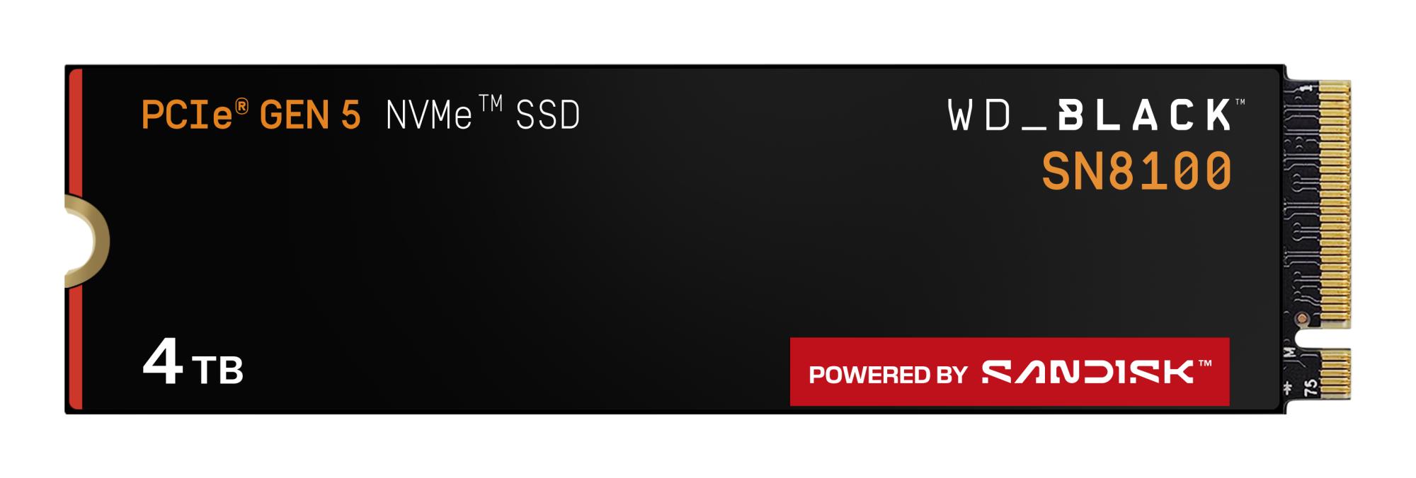 SSD|SANDISK|2400xTBW rating|NVMe Yes|PCI Express 5.0|M