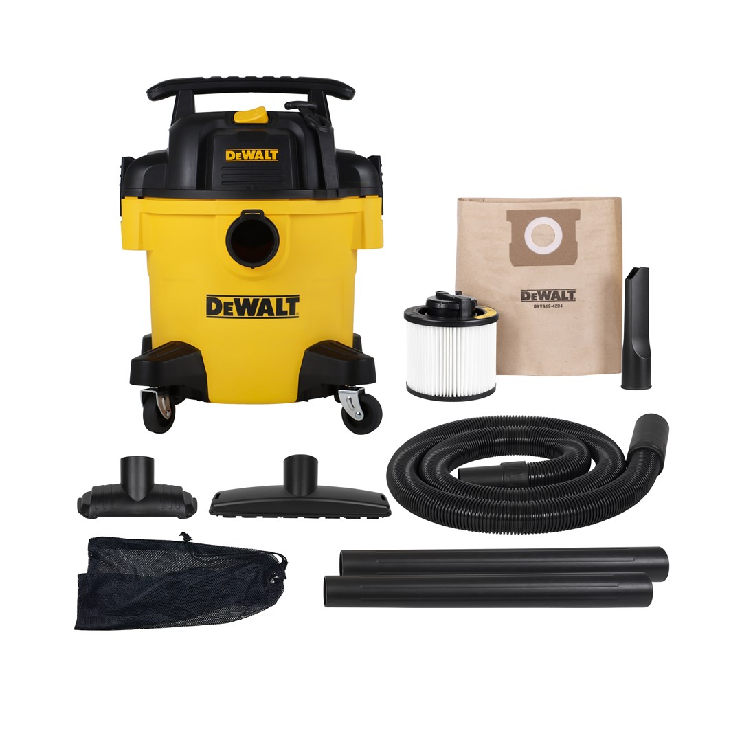 DEWALT 20L DRY/WET HOOVER WITH TANK