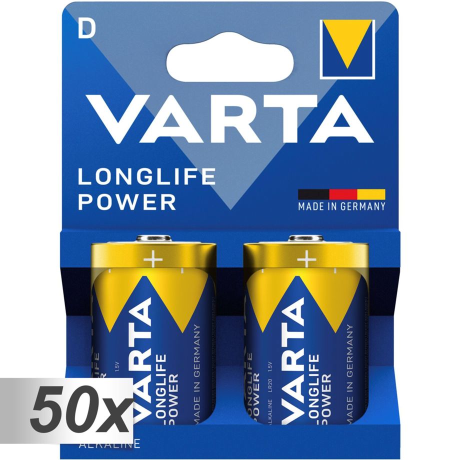 30x2 Varta Longlife Power Mono D