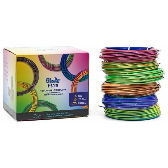 3Doodler Flow Tri-Color 6 szpul PLA
