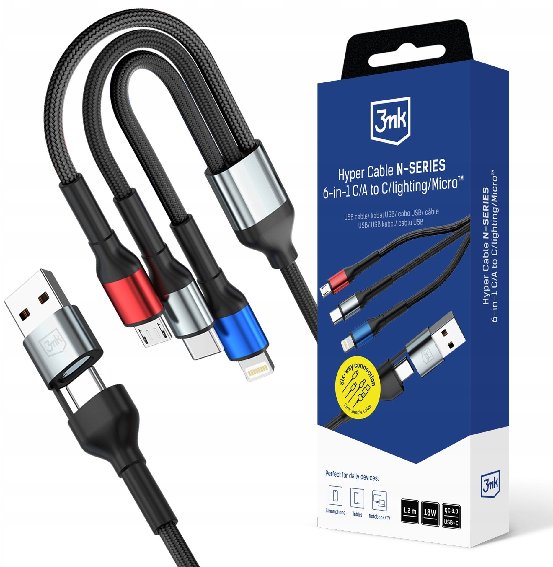 3mk Kabel USB Hyper Cable N-SERIES