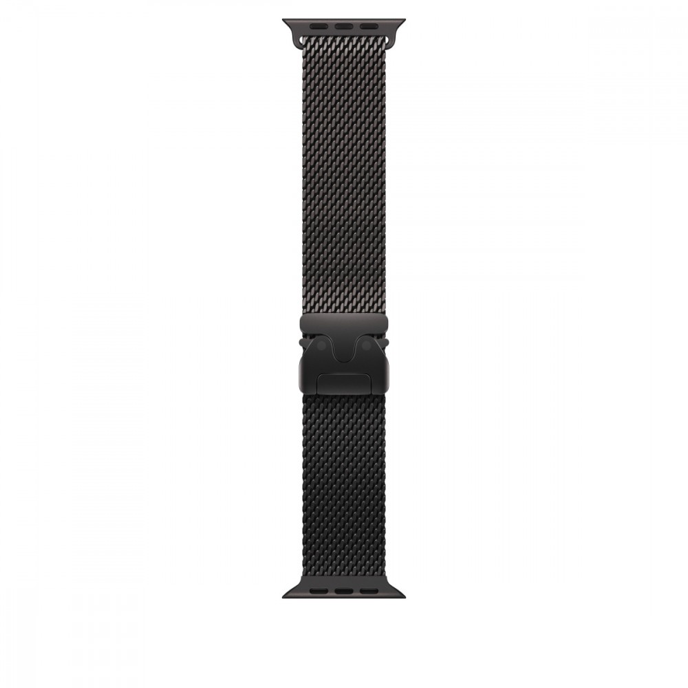 APPLE 49mm Black Titanium Milanese Loop
