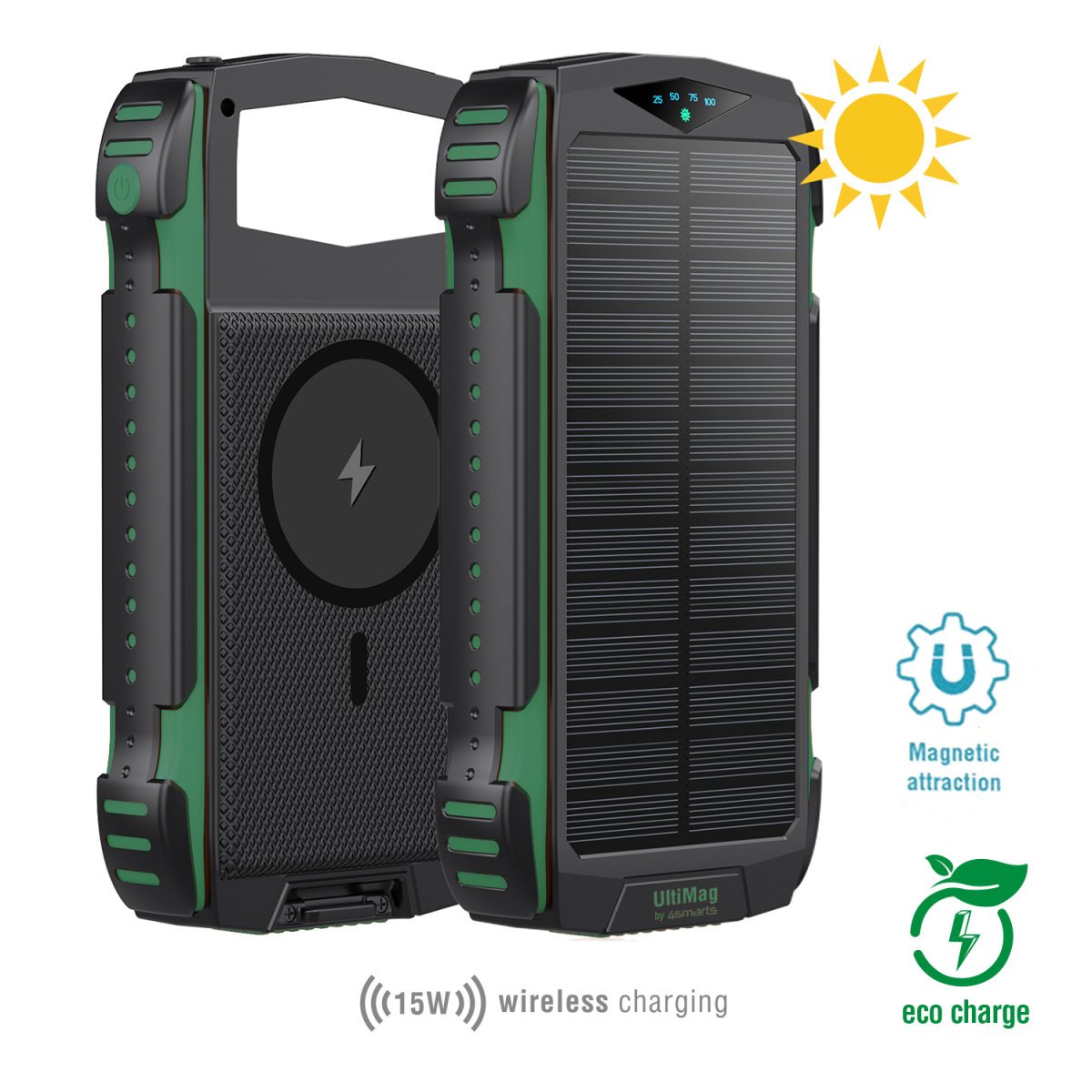 4 SMARTS 4smarts Powerbank Solar 20000