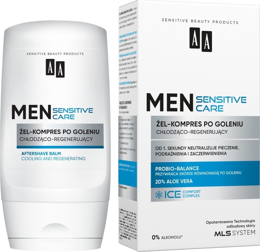 AA Men Sensitive żel-kompres po goleniu