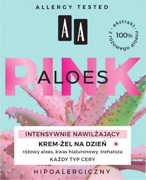 AA Pink intensywnie nawilżający krem-żel do